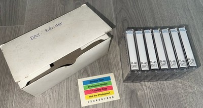 7 Stück AUDIOMASTER DAT R-46 Digital Audio Tape Kassetten Professional Quality
