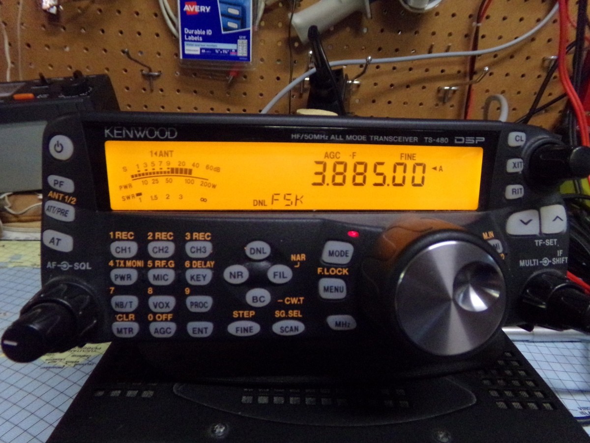 KENWOOD  TS-480SAT 100W (50W)動作品 Kenwood TS-480 SAT 100W HF-50MHz 6m Ham Amateur Radio