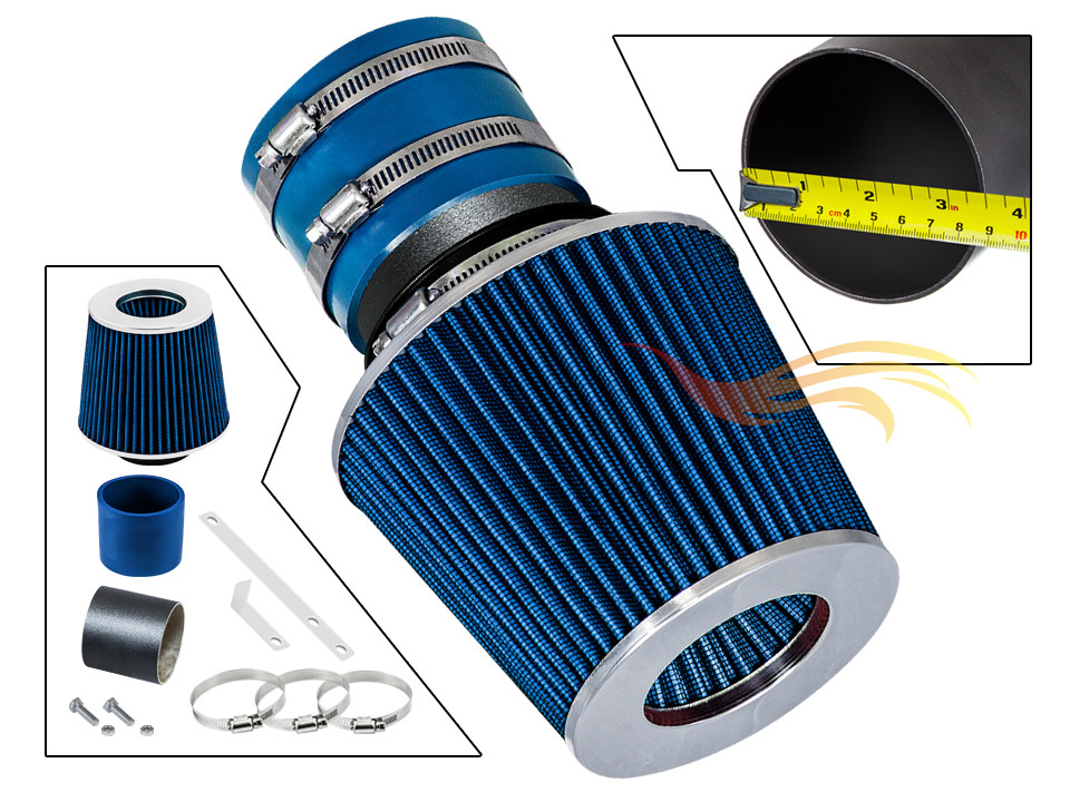BCP RW BLUE For 2003-2006 KIA Sorento LX EX 3.5L V6 Short Ram Air Intake+Filter