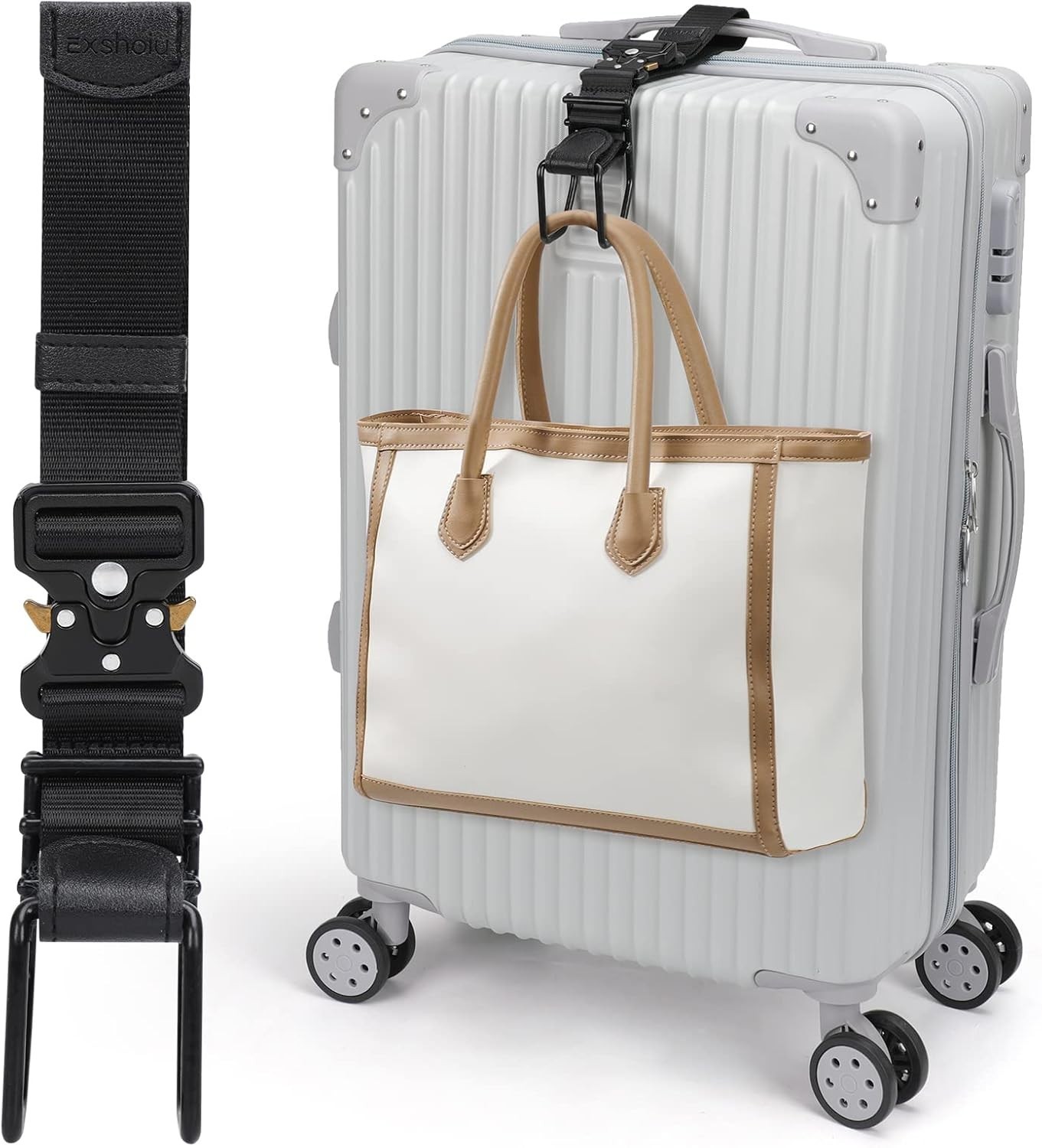 Hook Strap, Luggage J Hooks To Add A Bag Flight Attendant, A
