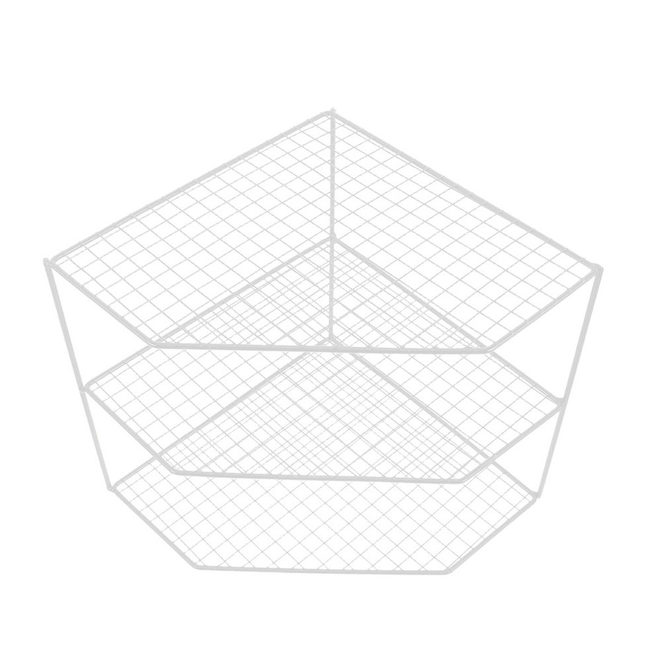 Kitchen Corner Storage Rack Kitchen Spice Organizer Dish Rack for Cabinet Corner Counter Shelf ...