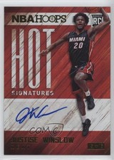 2015-16 Panini NBA Hoops Hot Signatures Justise Winslow #HS-JWL Auto 1b8