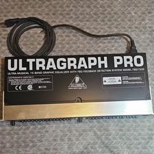 Behringer FBQ1502 UltraGraph Pro 15-Band Equalizer FBQ Feedback RCA XLR