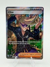 clive pokemon card value POKMON CARD GAME sv4a 344/190 SR Clive