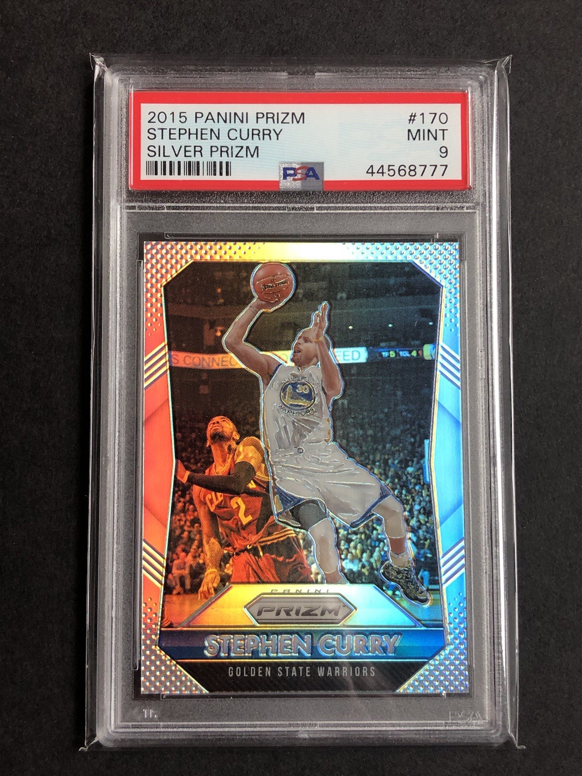2015 Panini Prizm - Stephen Curry #170 Silver Prizm SP RARE - PSA 9