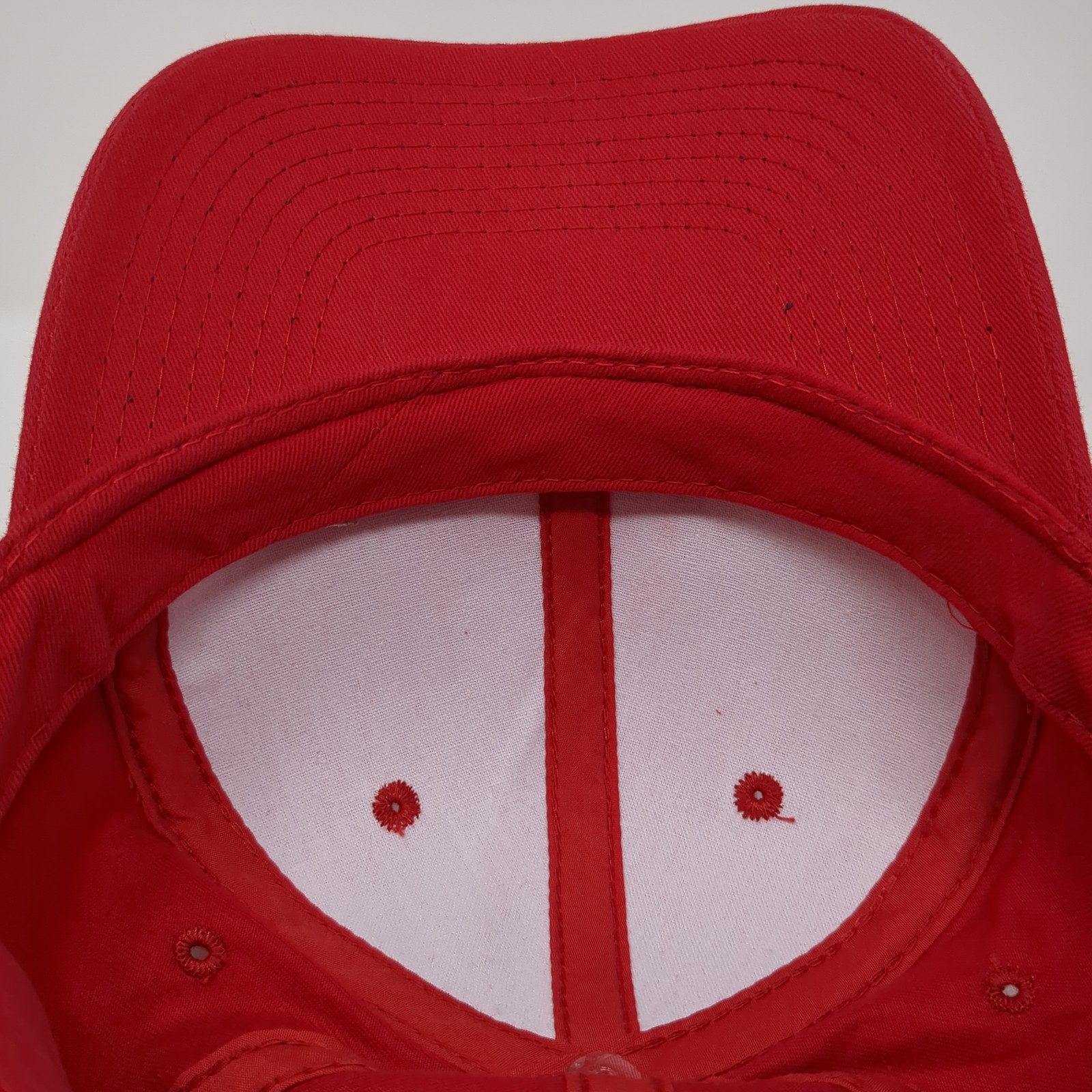 Outdoor Cap Strapback Hat Solid Red One Size Adju… - image 8