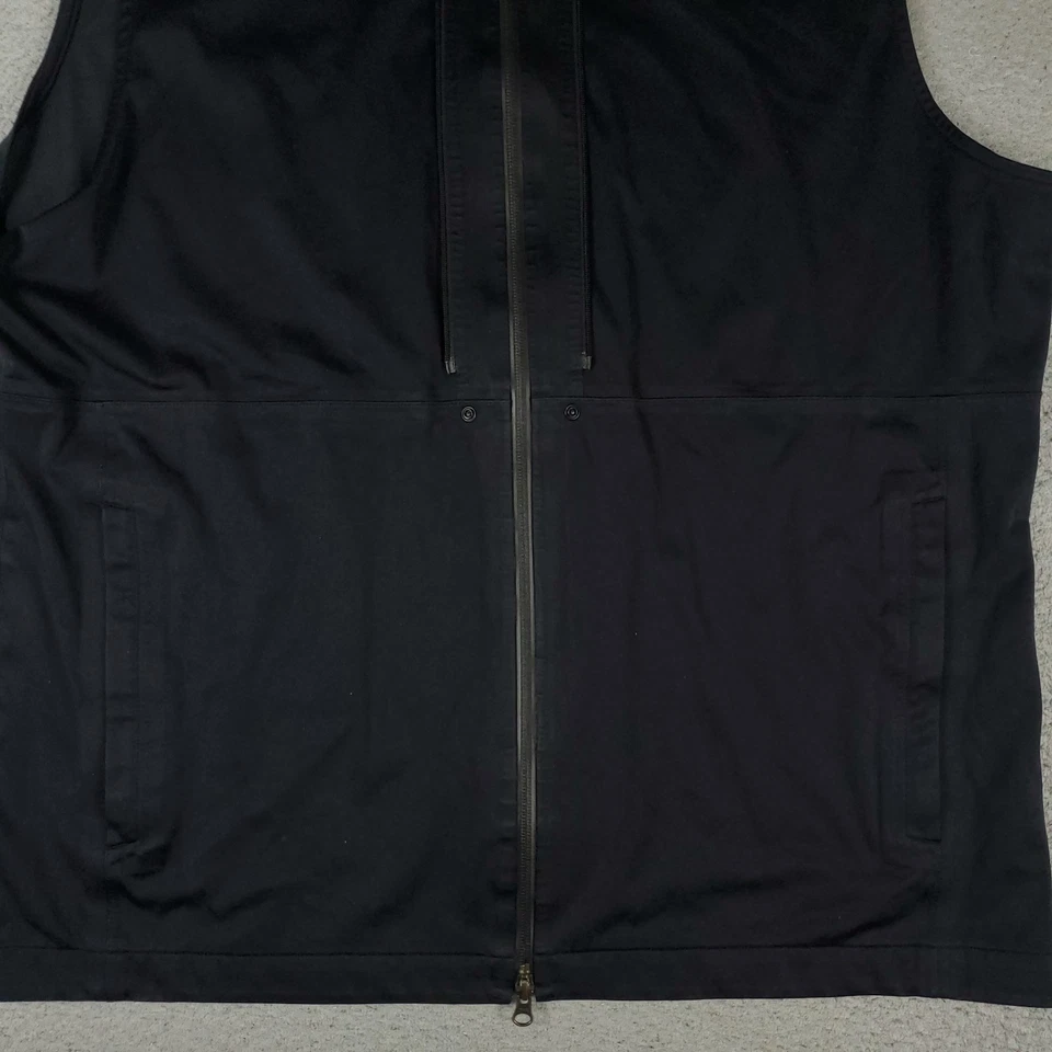 Nike жилет мужской размер XL черный Hypershield полный молнии зимняя ветровка - Изображение 3 из 4