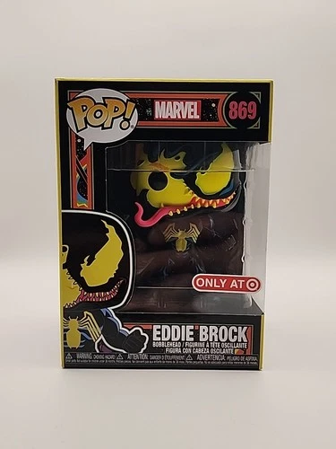 Funko Pop Marvel: EDDIE BROCK (VENOM) #869 Blacklight Target Exclusive