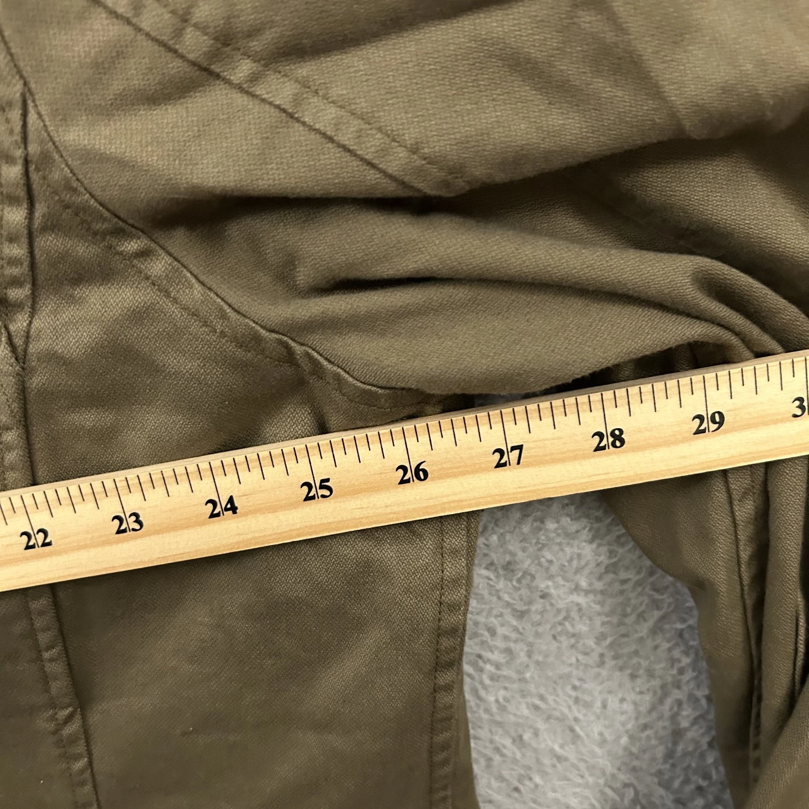 Duluth Trading Jacket Mens Extra Large Tall XLT Green Canteen Gentlemans Casual - product detail image 10