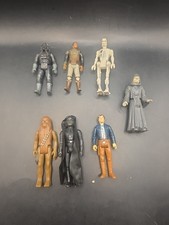 Lot Of 7 Vintage 1970’s-80’s Kenner Star Wars Figures Vader,Solo,Chewie,Emperor