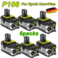 6X 7000Mah 18V Lithium Akku FüR Ryobi One Plus RB18L50 P108 P107 P104 Batterie