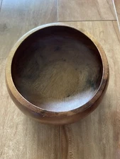 Vintage Small Wooden Bowl Well Equipped Kitchen 