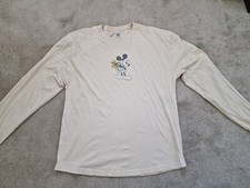 Disney Store Mickey Mouse Print (Large Print on Back) - T Shirt - Size Medium