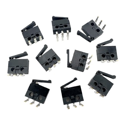 10 Pcs - Right Bent Camera Reset Detection Limit 3-Pin Micro-Switch KFC-V-307