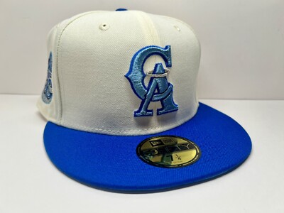 NEW ERA® × Standard California 59FIFTY New Era 59Fifty California/Los Angeles Fitted Hat Blue UV-7 1/4