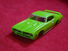 MoDEL MoToRING 69 Lime GTO Judge T-jet HO Scale Slot Car Body Aurora RRR