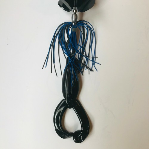Black/Blue 3/81/2oz Weedless Topwater Black Quad BuzzBait w/Frog eBay