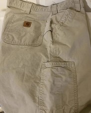 Carhartt Mens Sz 40 Khaki Cargo Shorts