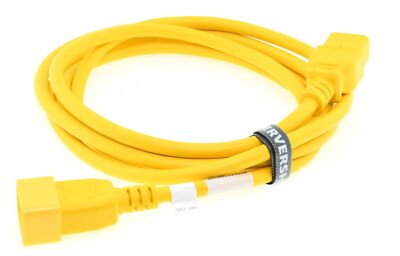 Stromkabel / PDU-Netzkabel / Power Cord - C19 zu C20 - 3m - gelb - RPC20C19YL10