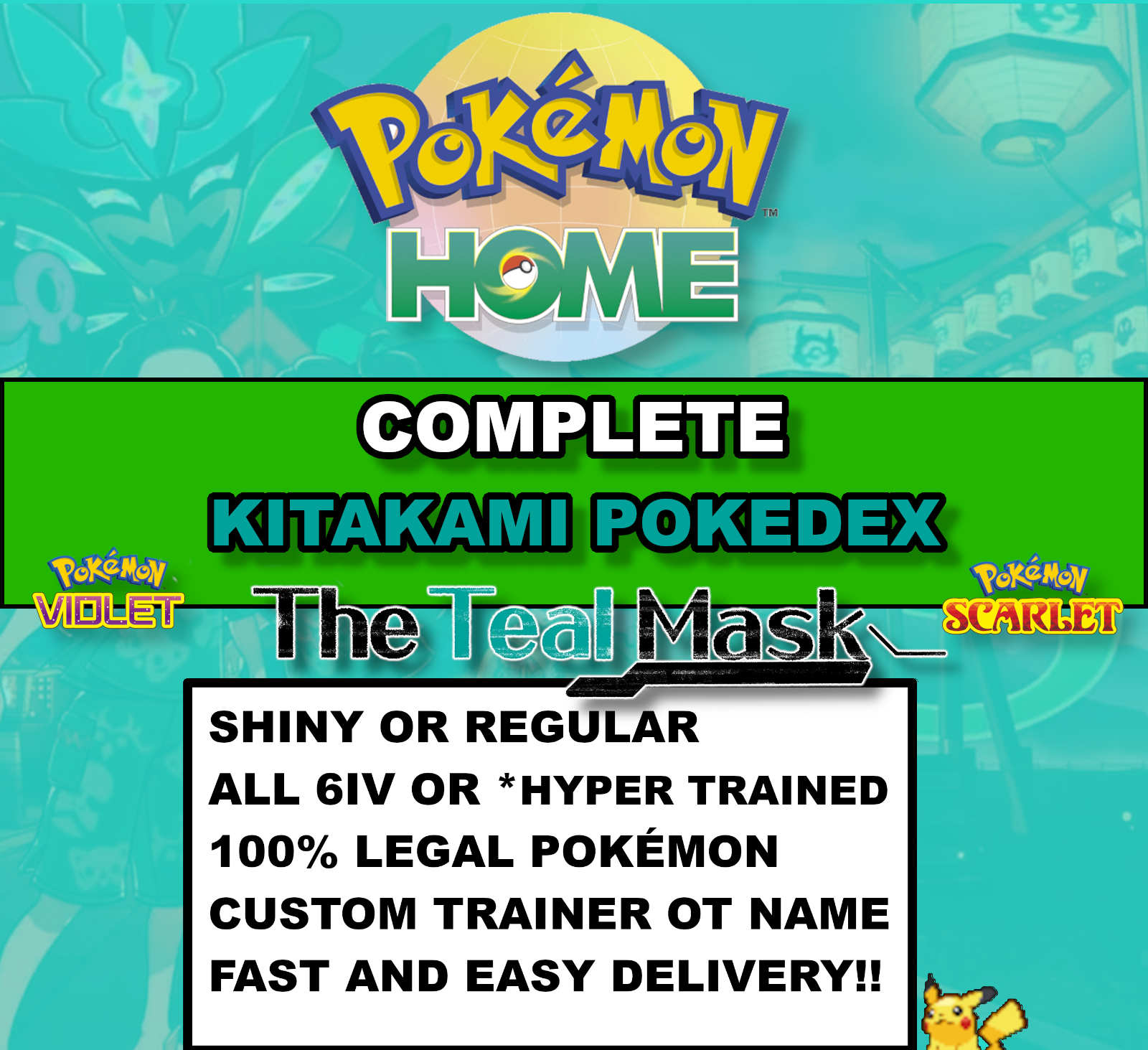 Pokémon Scarlet & Violet: Fastest Way To Complete The Kitakami Pokédex