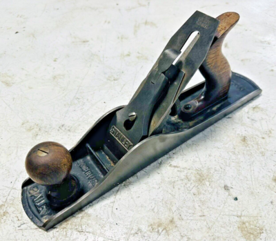 #ad Antique Vintage 18quot; Stanley Bailey No. 5 Wood Plane 1918750 $140.00