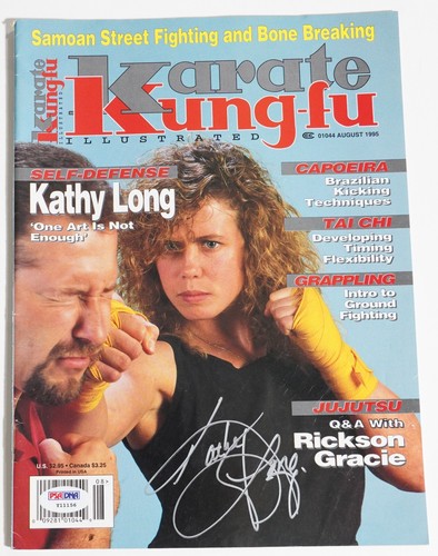 Kathy Long Signed 1995 Karate Kung-Fu Illustrated Magazine PSA/DNA COA UFC 1 MMA - Picture 3 of 24