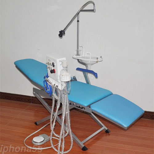 Dental Folding Chair With Turbine Unit & Weak Suction 4H Handpiece & LED Light - 第 3/12 張圖片