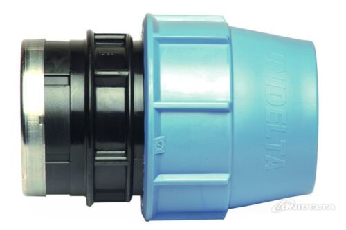 Female Nipple (Adaptor) Compression Fitting for Blue Water/MDPE/Alkathene Pipe - Picture 1 of 1