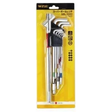 WISE SBL-1000 Ball Point WRENCH Power Up handle Hexagon Hex Key set 9pcs FedEx