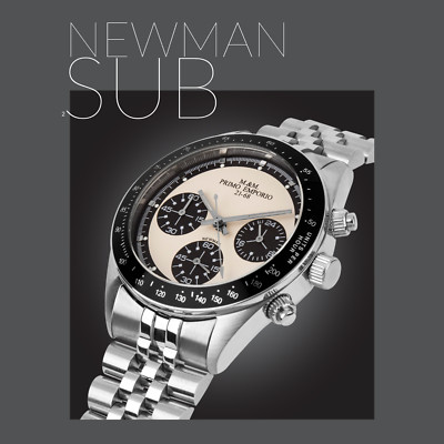 Herren Chronograph M.& M. PRIMO EMPORIO Stahl New Man