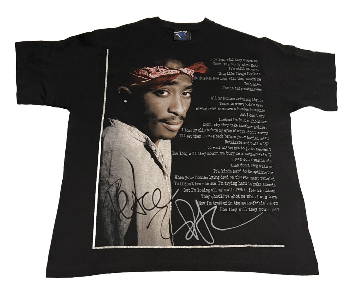 VTG 90s/Y2K Tupac Shakur Memorial BLACK Shirt Hip Hop Rap VTG 90s/Y2K Tupac Shakur Memorial BLACK Shirt Hip Hop Rap