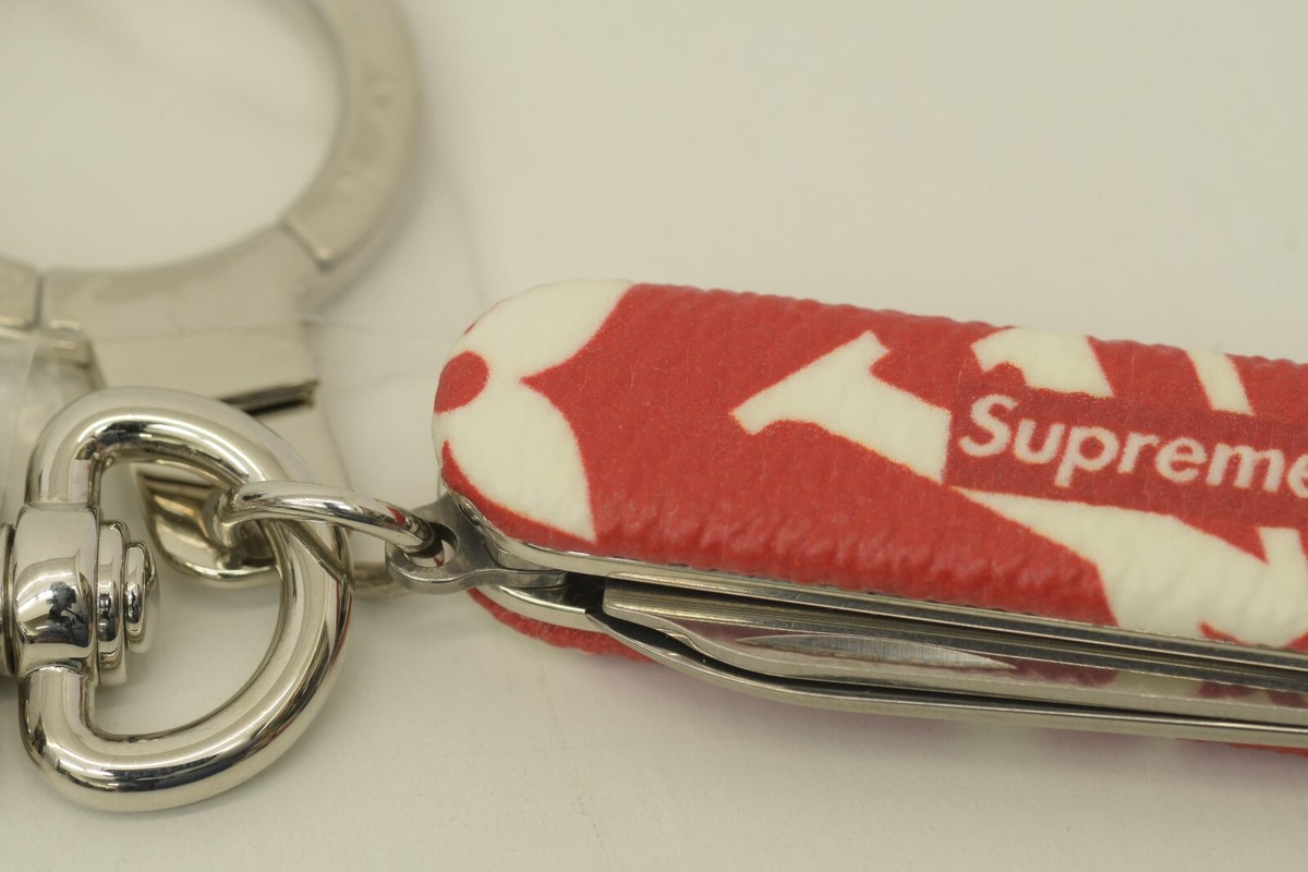 Authentic Louis Vuitton Supreme SP Swiss Pocket Tool Keychain