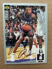 VIN BAKER RC 1994-95 Collector's Choice SILVER Signature #42 MILWAUKEE BUCKS