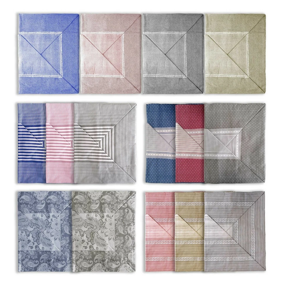 Lenzuola matrimoniale Completo letto 100% cotone singolo 1p. mezzo mod. FANTASY