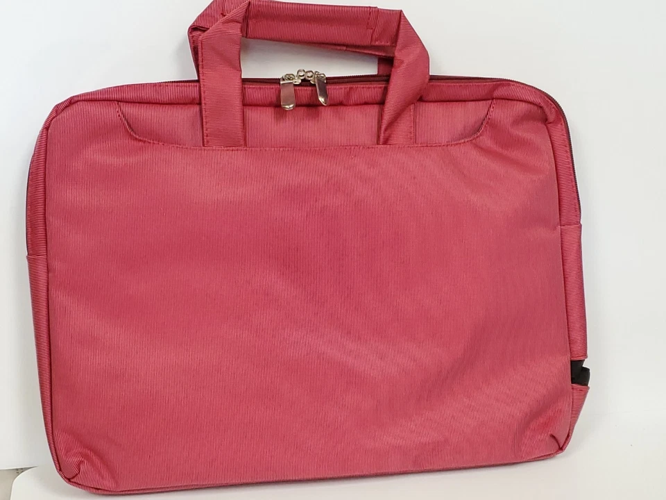 Navitech Royal Red Briefcase Bag for Laptop up to 16" Shoulder Strap NEW - Image 2 of 4