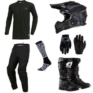 white dirt bike gear