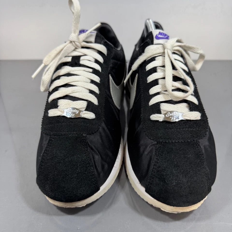 Nike Cortez Los Angeles Kings Mens 9 Black Purple NHL LA Embroidered Two Tone - Image 2 of 4