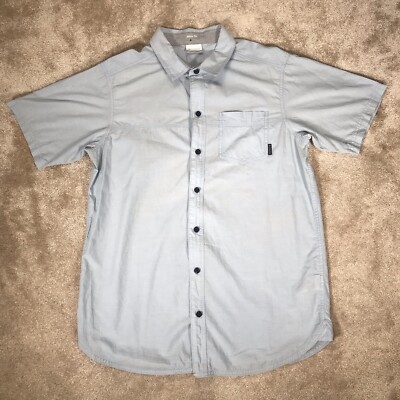 Columbia Sportswear Co. Active Fit hellblaues SS Hemd Größe L (Mangel, bitte lesen)
