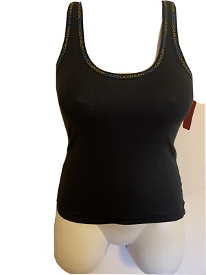 NWT Choice By Calvin Klein Women s Tang Top Black Color Size Small