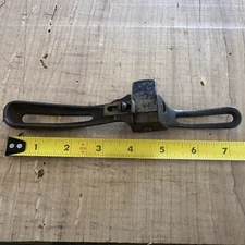 Vintage Snell & Atherton Iron Leather Spoke Heel Shave  Cobbler Tool Spokeshave