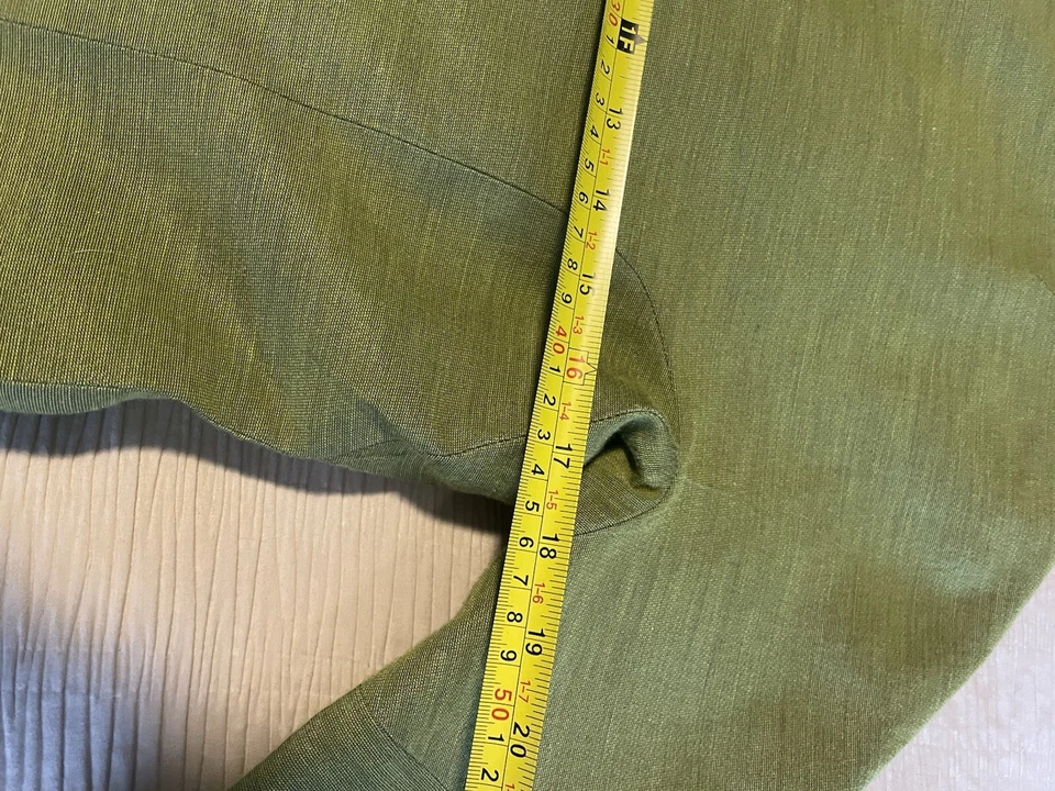 Chaqueta Corbata Cintura Verde Guisante Estampada Floral De Colección 8 Boho Chic Twee Algodón Foto 4 de 4