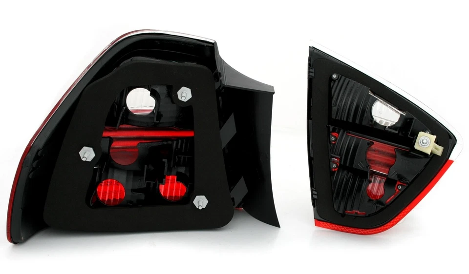 Rückleuchten Set für 3er BMW E90 -2008 Limo Rot Smoke Heckleuchten - Bild 2 von 2