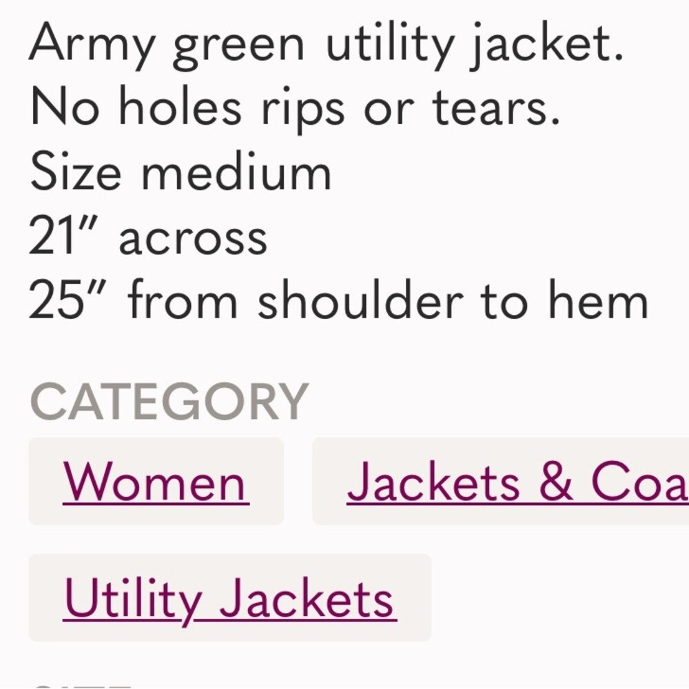 Loft Utility Jacket Medium - image 4