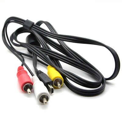 AV Video Cable Cord For Canon PowerShot S100V S110 S120 S200 N100 Brand New