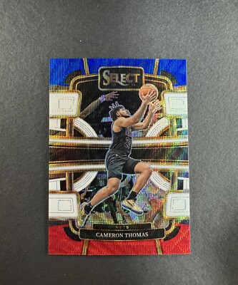Cameron Thomas 2023-24 Panini Select Concourse Tri-Color #6 Nets