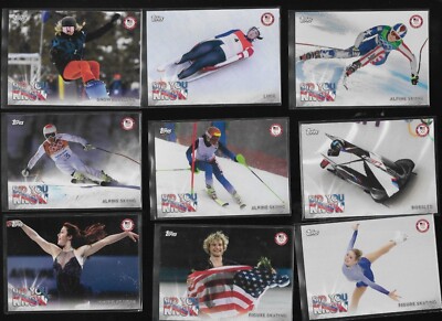 2018 Topps Olympic Olympics Did You Know Insert Finish Your Set Select Your Card