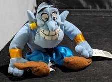 Vintage Walt Disney World Souvenir Aladdin Genie 8" Plush Bean Bag NWT