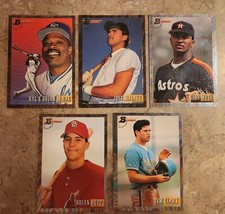 1993 Bowman Hal & Brian McCrae Jose Malave Gary Mota Brian Rupp Tim Clark 