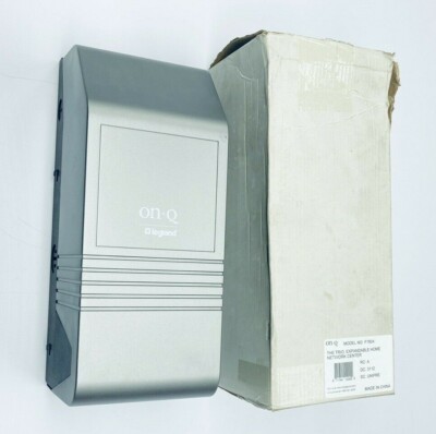 LEGRAND F7804 ONQ EXPANDABLE HOME NETWORK KIT TRIO MODULAR BRACKET AND COVER 