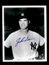 Johnny Sain Hand Signed 8x10 Photo Autograph New York Yankees